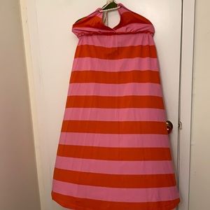 Striped multi colored maxi dress